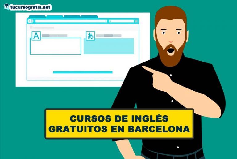 cursos de inglés en Barcelona gratuitos