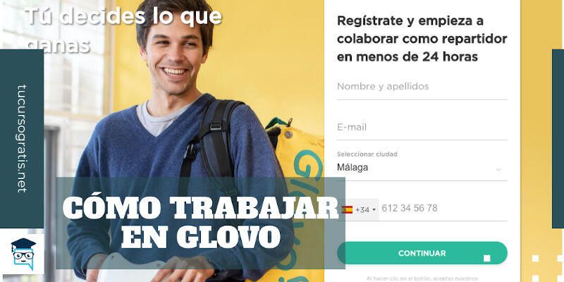 cómo trabajar en Glovo