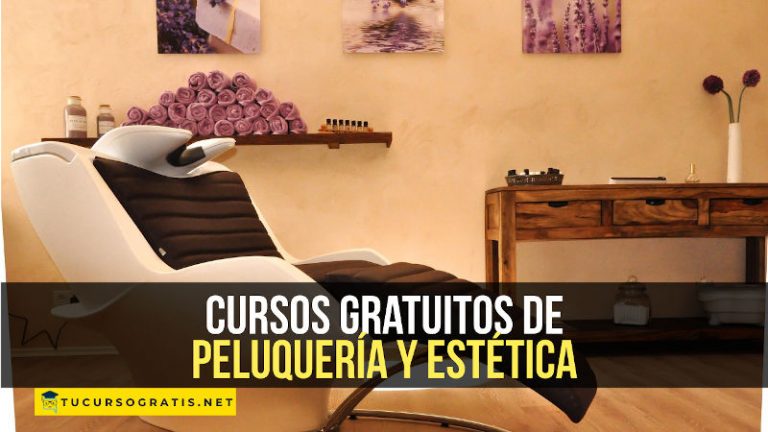 cursos gratuitos de peluquería y estética