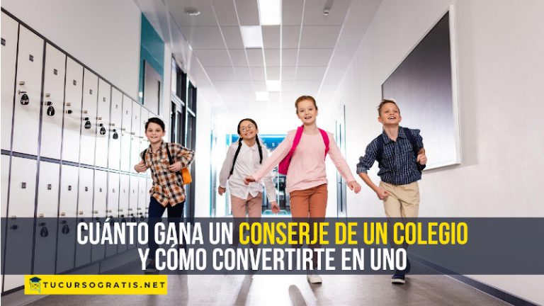 Cuánto gana un conserje de un colegio en 2025 y qué estudiar