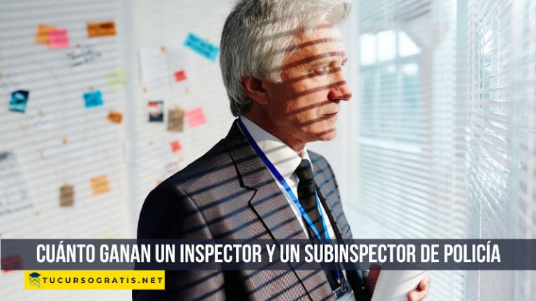 cuánto ganan un inspector y un subinspector de policía