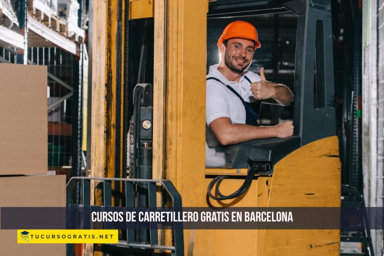 Cursos de carretillero gratis en Barcelona del SEPE