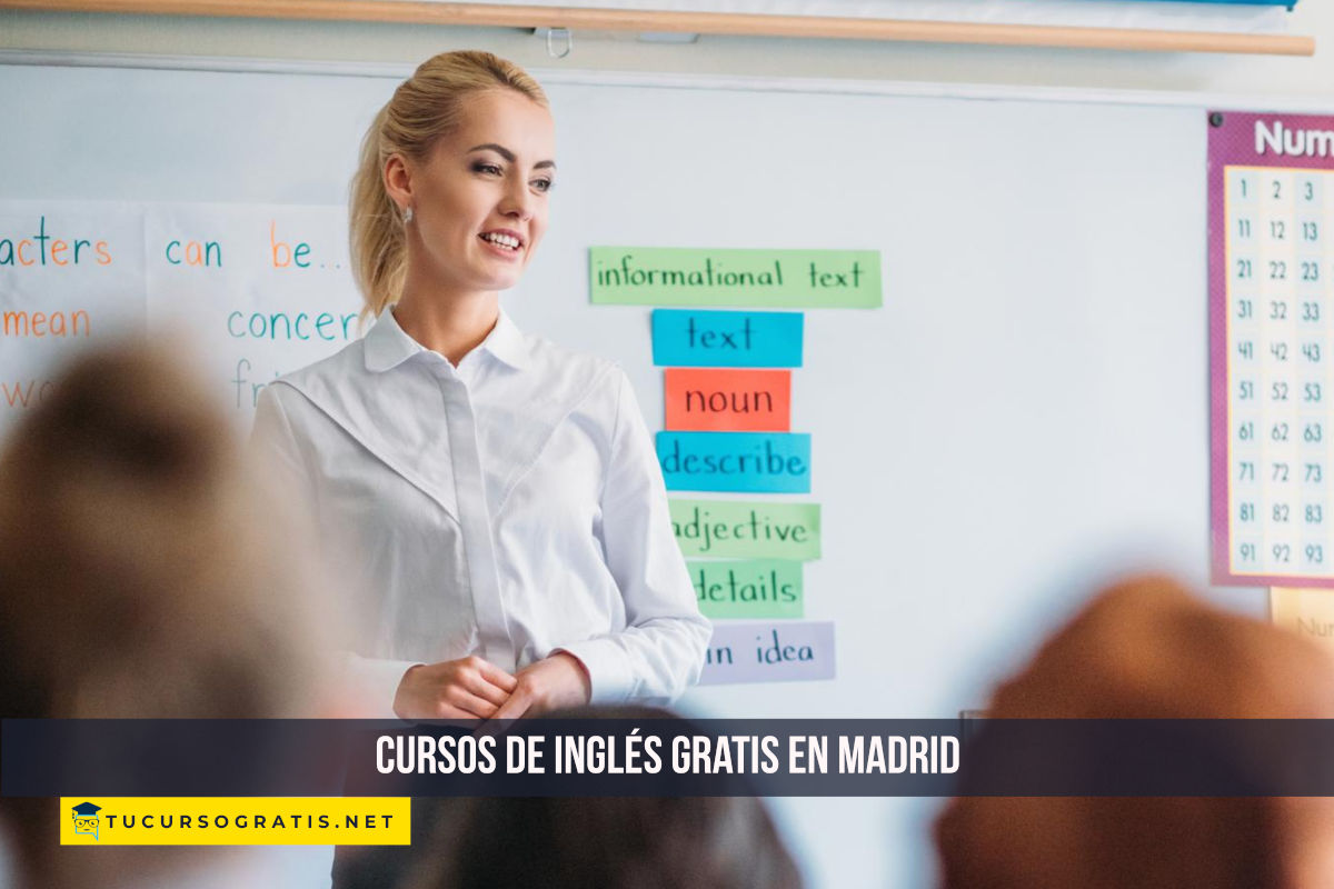 Cursos de inglés gratis en Madrid presenciales