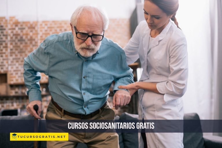 Cursos sociosanitarios gratis del SEPE
