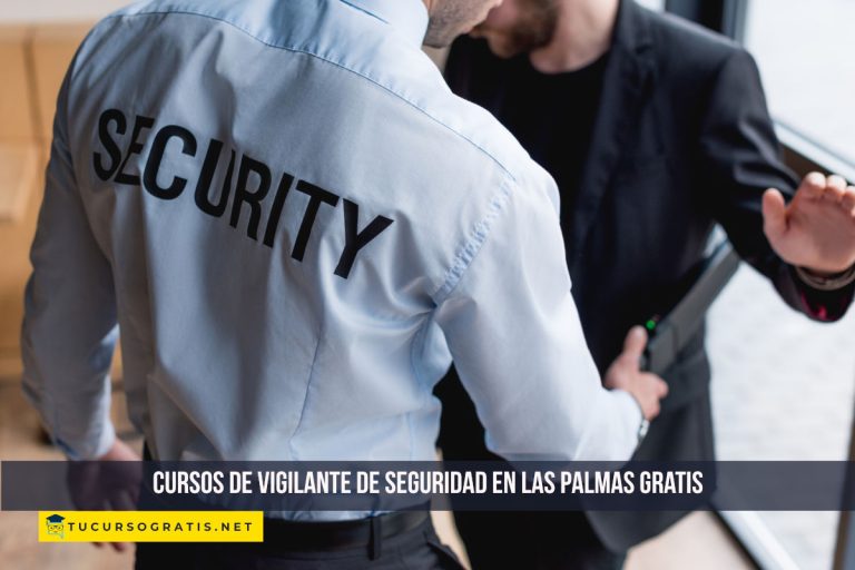 Cursos de vigilante de seguridad en Las Palmas gratis